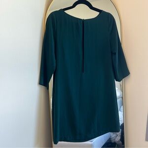 Teal dress with back detail